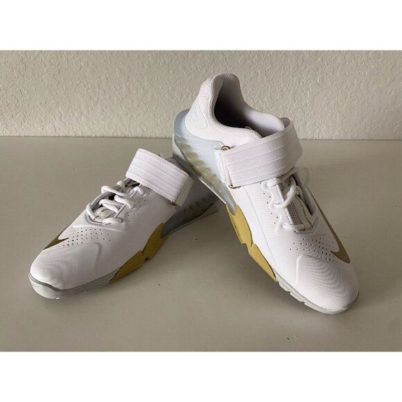 Nike Savaleos White Metallic Gold‎ Weightlifting Shoes CV5708-101 Men’s Sz 10.5 main image 7